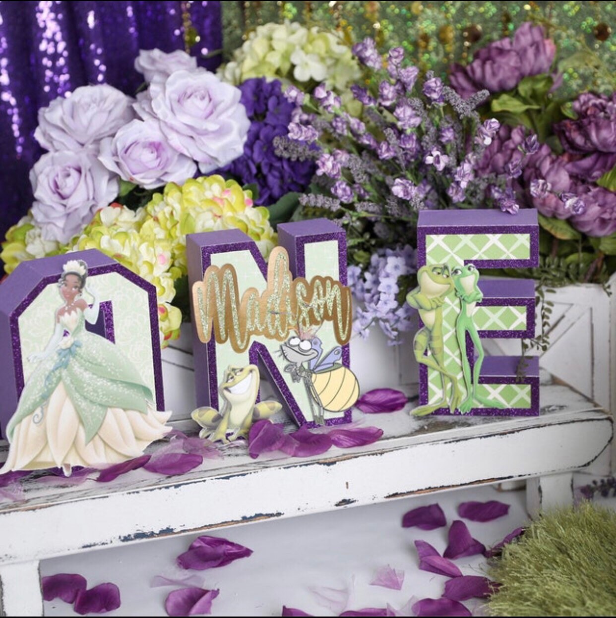 Frog Princess Birthday 3D Letters