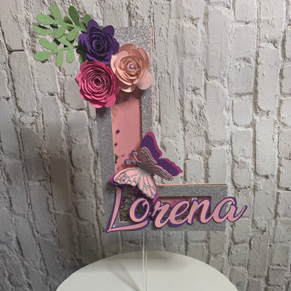 Custom Name Topper