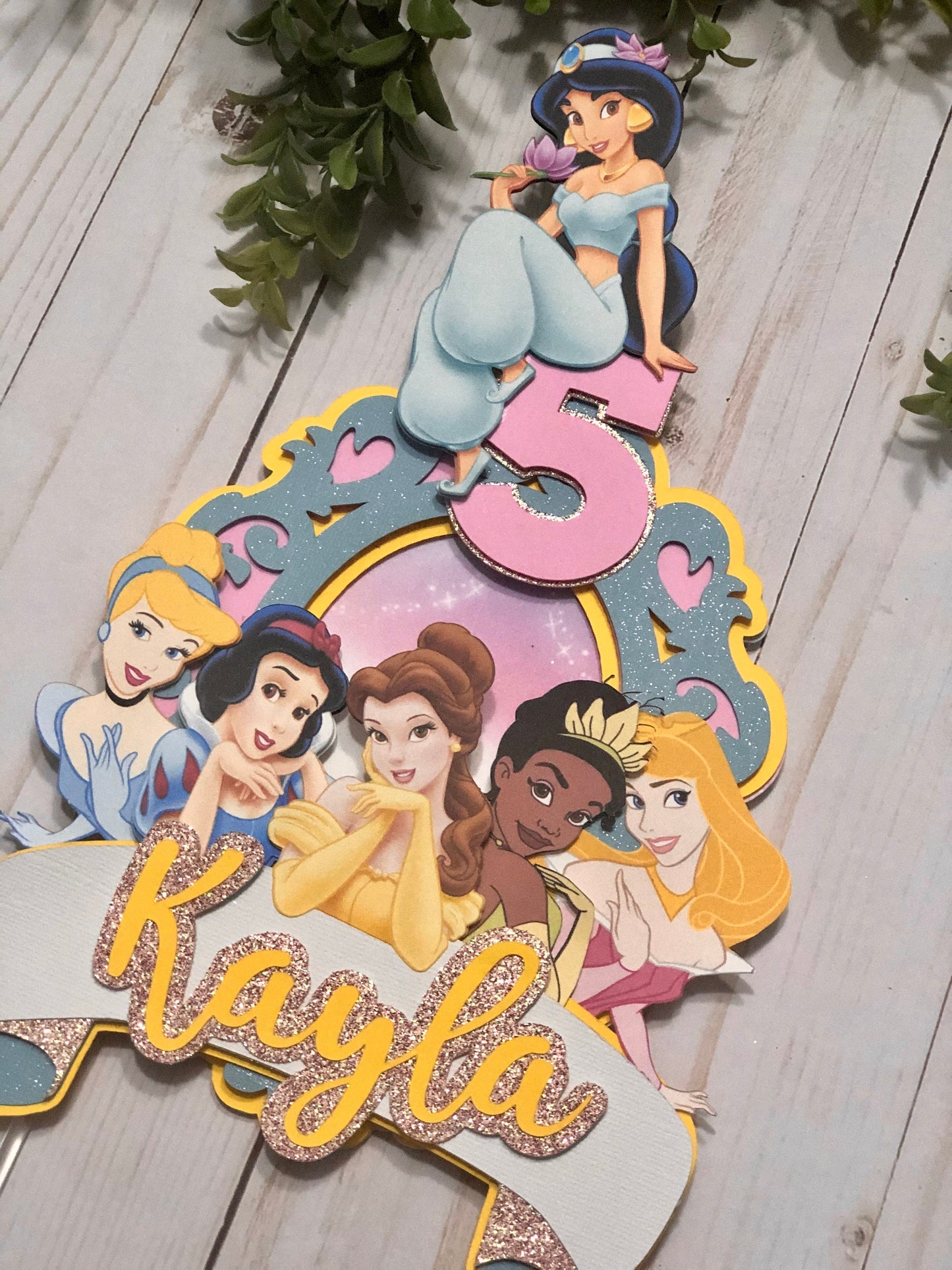 Princess Inspired Cake Topper