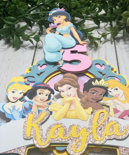 Princess Inspired Cake Topper