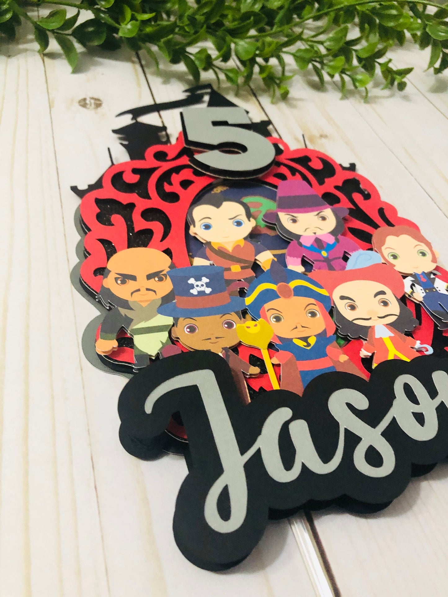 VILLAINS Cake Topper