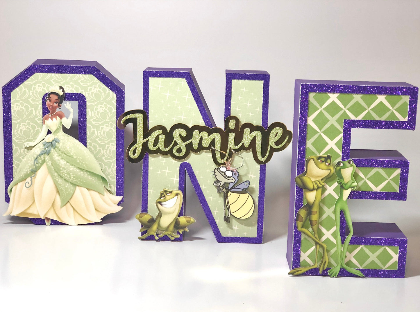 Frog Princess Birthday 3D Letters