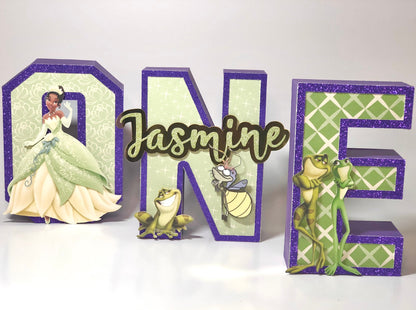 Frog Princess Birthday 3D Letters