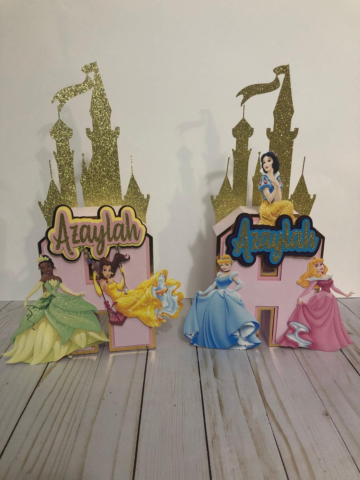 Princesses Inspired 3D Letters/Numbers